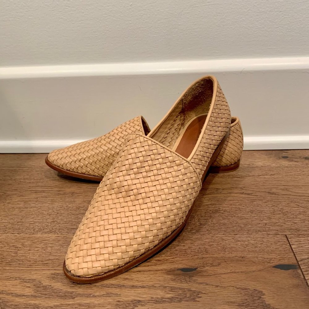 NISOLO Woven Tan Loafers (9)